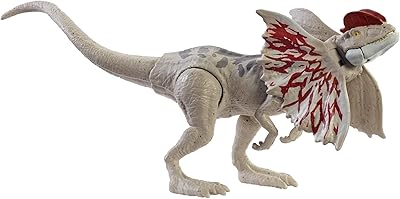 Dinosaur figurine Jurassic World versus dilophosaurus with mobile joints, realistic sculpture and one-strike function, gift for children 3 years and more.. Discover the convenience of DIAYTAR NIGERIA's vast e-commerce platform with delivery in just 5-8 days.