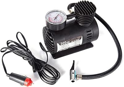 Honesto Mini Portable electric car inflation pump 300 psi Automatic compressor pump for motorcycle carketball cars.. DIAYTAR NIGERIA makes online shopping accessible to all with budget-friendly prices and reliable delivery.