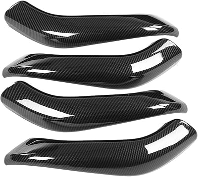 Interior door handle cover, 4 rooms interior carbon carbon fiber carbon door handle cover for BMW x1 x2 2016-2019.. DIAYTAR NIGERIA: The marketplace that brings affordable products to every Nigerian home in under 8 days.