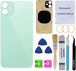 OEM BEARZWORORD ROOP WORK PART for iPhone 11 6.1 inch with pre-applied repair kit (green).. DIAYTAR NIGERIA: Making online shopping accessible with affordable prices and nationwide delivery service.