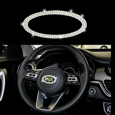 Brilliant crystal emblem for car steering wheel, shiny logo, parts, accessories, badges, stickers, blankets, interior decorations (Fit K-II).. DIAYTAR Nigeria: Your one-stop online shop with unbeatable prices and nationwide delivery in under 8 days.