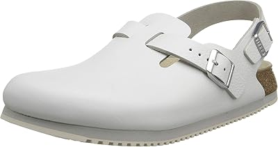Birkenstock non -slip leather work shoes for unisex, white, 12 UK Narrow.. Discover the convenience of DIAYTAR NIGERIA's vast e-commerce platform with delivery in just 5-8 days.