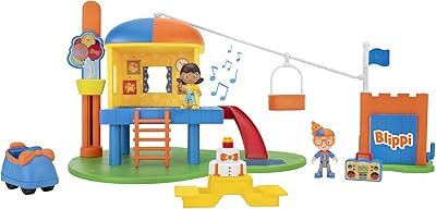Blippi BLP0167 Ultimate Adventure, Deluxe includes a party, a girl figurine, a set of games for playground, 4 accessories, sounds, a lifting basket - exclusive, multi.. Skip the traffic, shop online — DIAYTAR Nigeria brings it to you.