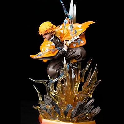 Handcrafted cartoon figurine, DEMON Slayer Agatsuma Zenitsu, Anime collective figurine, Model of Lopme figurine for the office, the house, gift for fans of adult children.. DIAYTAR NIGERIA: Making quality products accessible to all Nigerians at affordable prices.