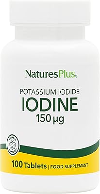 Potassium Iodide Nature's Plus - 150 mcg, 100 Vegan tablets - Supplement for thyroid support, supports respiratory health - Vegan and gluten -free - 100 portions.. DIAYTAR NIGERIA connects desires with reality through affordable prices and reliable delivery service.