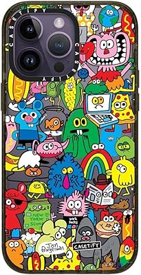 Protection shell Casetti Fun Friends for iPhone 14 Pro Max by John Bergerman - Black Brillant Cassetti.. Shop smart, shop DIAYTAR — Nigeria’s trusted e-commerce site.