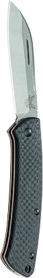 Benchmade-knife 319-2 Fit, deer foot blade, united edge, satin finish, carbon fiber round, made in the United States.. Experience the joy of discovery with DIAYTAR NIGERIA's vast catalog and nationwide affordable delivery.