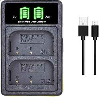 Double USB Powertrust DMW-BLF19E DMW-BLF19 battery charger for Panasonic DMW-BLF19E.. DIAYTAR NIGERIA brings the market to your fingertips with affordable prices and swift delivery services.