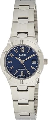 Casio quartz watch for women, analog display - stainless steel bracelet.. Shop from anywhere in Nigeria and receive your DIAYTAR purchases at affordable prices within a week.
