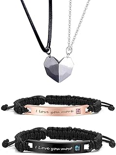 Bracelet and necklace for 4 -room couples, gifts for him and his matching necklace.. Looking for quality and speed? You’ll find both at DIAYTAR Nigeria.
