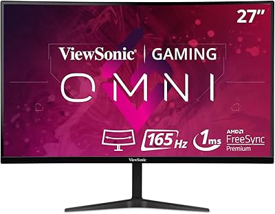 Curved game instructor viewsonic vx2718-2kpc-mhd 27 inch 1440p 1 ms 165 Hz with adaptive synchronization, eyeli, hdmi and omni display port.. DIAYTAR NIGERIA: Where countless products meet affordable prices and reliable nationwide shipping.