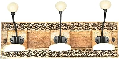 Market Designs Wood Wood Wood Porte Rustic Wooden Hooks To Hang Poncho Coats Hats and Caps.. Why wait? Get your order in 5–8 days with DIAYTAR Nigeria.