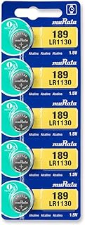 Murata alkaline battery 189 LR1130 AG10 - Boutles button made in Japan - 5 pieces.. You choose it, we deliver it — DIAYTAR Nigeria makes shopping easy.