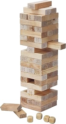 The PJ Power Joy tower blocks 54 pieces with 4 dice, 342001.. Get what you need, when you need it — DIAYTAR Nigeria delivers fast.