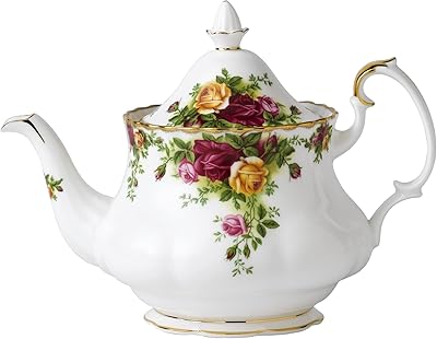 Royal Albert Old Country Floral Pattern, 0.8 liter, white capacity.. Easy checkout, quick delivery — shop now on DIAYTAR Nigeria.