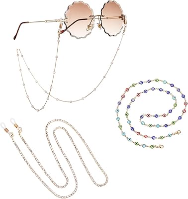 3 pieces of glasses chains in pearl chains carrier-masque gang-eye glasses glasses symbol symbol with luck carrier anti-enhancement, 2.. Join millions of satisfied shoppers using DIAYTAR Nigeria every day.