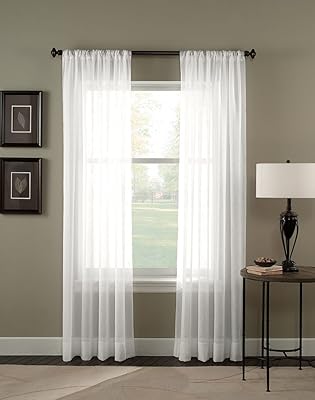 ستائر CurtainWorks Trinity Crinkle Black Voile, 51 by 63 \ ".. Unlock access to a wide range of products with DIAYTAR NIGERIA's affordable e-commerce platform.