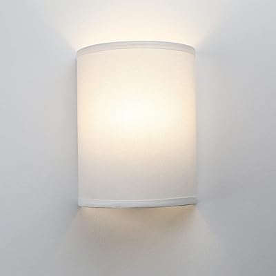 Semi-cylinder wall lamp in single-single industrial bedside fabric for reading, bedroom, living room, dining room, hotel (white).. DIAYTAR NIGERIA delivers more than products - we deliver affordable shopping satisfaction nationwide.