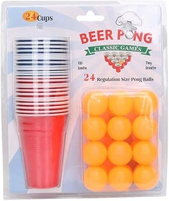 Beer Pong N/Z set, 24 cups and 24 table tennis balls.. Get access to thousands of affordable products only on DIAYTAR Nigeria.