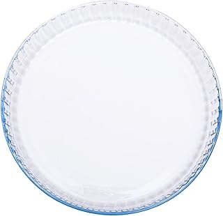 Round pastry dish in Taliona glass 30 cm, transparent, borosilicate glass, TL2213520.. DIAYTAR NIGERIA transforms desires into deliveries with our affordable prices and dependable shipping.
