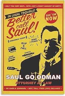 Wall art poster on canvas Fu Wei Better Call Saul, wall art poster inspired by the 90s, aesthetic parts posters 12x18 "(30x.. DIAYTAR NIGERIA: Making online shopping accessible with affordable prices and nationwide delivery service.