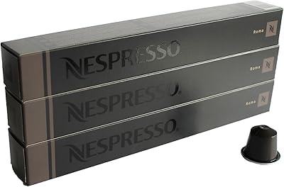 Nespresso Roma coffee capsules (30 capsules) 3 sticks.. You deserve better shopping — choose DIAYTAR Nigeria today.