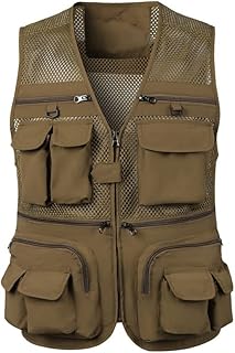 Wesbr Vests for men, men's equipment coat, summer photographer vest, tool with many knitted pockets, sleeveless work jacket for men (Size: 3xl).. Transform how you shop with DIAYTAR NIGERIA's vast selection and budget-friendly delivery options.