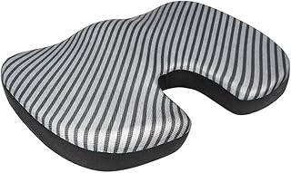 Amazonbasics striped memory foam cushion.. Experience shopping without limits at DIAYTAR NIGERIA, where affordability meets convenience in just days.