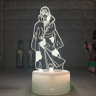 LED night light 3D illusion for itachi uchiha children, colorful night light for home decoration and birthday gift for children.. Shop with ease at DIAYTAR NIGERIA, Nigeria's premier e-commerce platform offering budget-friendly shipping.