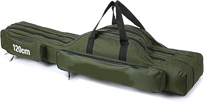 The White Shop fishing rod bag, waterproof fishing rod bag, fishing organizer travel bag, fishing equipment storage bag, large capacity oxford bag, gift for family friends (khaki camouflage)/A.. Experience the convenience of online shopping with DIAYTAR NIGERIA's reliable 5-8 day delivery service.
