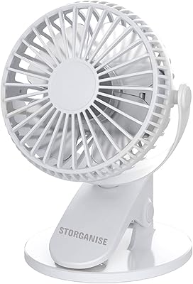 White Fan with plumbing battery rechargeable USB 2400 mAh Mini.. DIAYTAR NIGERIA delivers value, variety, and convenience with our nationwide 5-8 day shipping.