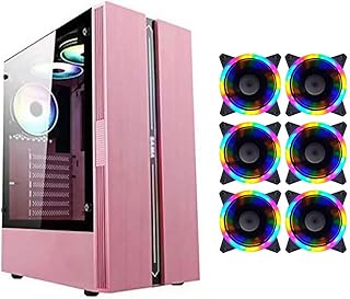 Pink game housing PC Middle Tower ATX M-ATX ITX PORT.. DIAYTAR NIGERIA: Bringing quality products to every Nigerian home at prices everyone can afford.