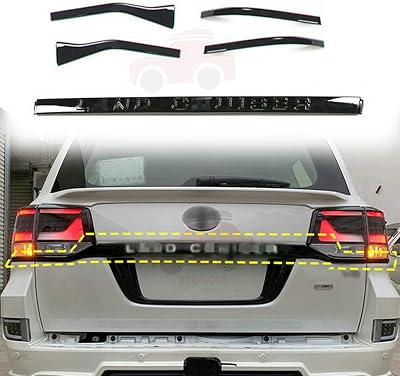 Ftapacce 5 parts lower rear light cover for land cruiser LC200 2016-2021 black ABS plastic.. Shop with confidence at Nigeria's leading affordable e-commerce platform with reliable delivery services.
