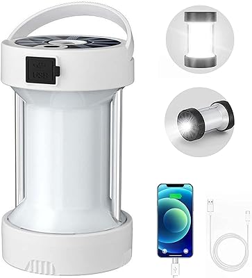 Rechargeable LED Camping Lantern Rechargeable Lampe with Solar Pocket.. Find quality and variety without breaking the bank — only on DIAYTAR Nigeria.
