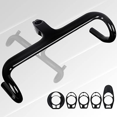 Compact carbon handlebars, capon bike handlebars and ultra light aerodynamic bars, monobloc racing bike handlebars, shiny black.. DIAYTAR NIGERIA transforms online shopping with competitive prices and dependable nationwide delivery.