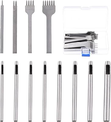 Swpeet 12 pieces set of leather perforators comprising 4 punch.. Your shopping aspirations fulfilled at DIAYTAR NIGERIA with competitive prices and reliable delivery.