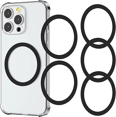 Magsafe 6 -piece Magsafe Ring Sticker, Cubao Mag Safe Metal Ring Sticker Compatible with iPhone 14/13/12/11 Plus/Pro/MAX/Mini Galaxy 8/9/10/20, Magtine.. DIAYTAR NIGERIA: Where shopping is a pleasure with affordable prices and reliable delivery service.