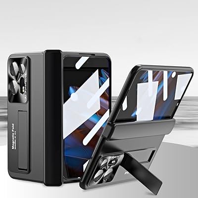 Gartarn protection shell compatible with Oppo Find N2, ultra -fine rear shell with polycarbonate coating, front screen protection and crutch for Oppo Find N2 (Black).. Navigate through thousands of products at pocket-friendly prices with DIAYTAR NIGERIA's easy-to-use platform.