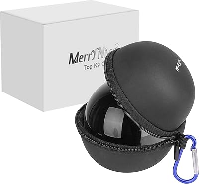 Merrynine professional crystal photography ball, K9 crystal glass ball with 90 mm/3.5 "case.. DIAYTAR NIGERIA: Bringing quality products to your doorstep at prices that won't break the bank.