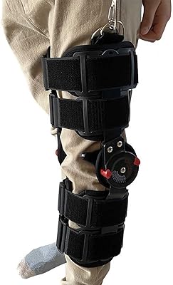 Knee -adjustable knee articulation orthosis for children, rehabilitation orthosis for knee fracture, framework for flexion of the legs, postoperative knee orthosis.. From daily needs to rare finds, DIAYTAR Nigeria brings it to your door.