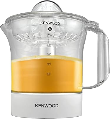 KENWOOD 40 W AGRUME PRESS WITH PICHET with transparent juice of 1.. You shop, we deliver — quick and easy with DIAYTAR Nigeria.