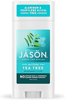 Deodorant in Jason without aluminum, purifying tea tree, 74 ml (3).. Shop smart and save with DIAYTAR NIGERIA's extensive product range and 5-8 day delivery guarantee.