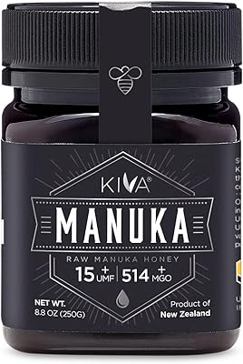 Kiva UMF 15+ Certified Manuka Honey, New Zealand (8.8 Oz, 250 g).. DIAYTAR Nigeria: Shopping that fits your budget and your schedule.