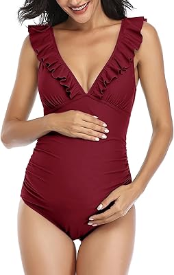 Summer maternity swimsuit in V -neck, a ruffle room, laces monokini.. Nigeria's fastest-growing e-commerce site offers unbeatable prices and delivery within 8 days.