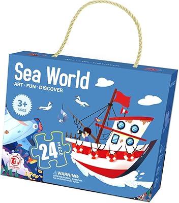 Puzzle 24 pieces for children from 3 years old, games of educational activities, marine world.. DIAYTAR NIGERIA brings the marketplace to every Nigerian home with affordable prices and quick delivery.