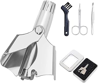 Hypoallergenic portable nose clipper, without battery, waterproof, in stainless, manual steel, tweezers set, 3 pieces.. Shop from our extensive catalog at DIAYTAR NIGERIA and enjoy doorstep delivery in just 5-8 days.