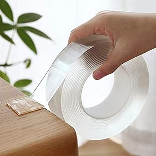 Multistar®, double -sided adhesive tape nano reusable gel, double action tape, versatile versatile mounting tape, reusable wall tape bands, transparent tape. Size (2mm*20mm*3m).. Shop from anywhere in Nigeria and receive your DIAYTAR purchases at affordable prices within a week.