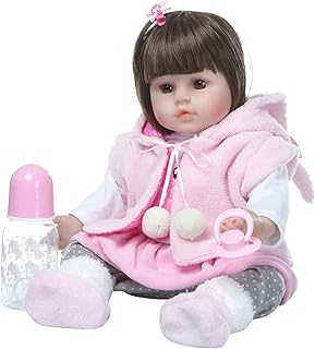 Irovami doll Reborn Real Life Baby Doll Girl 19 "Art doll for babies with bottle.. DIAYTAR NIGERIA makes online shopping accessible with our comprehensive platform and prompt delivery service.