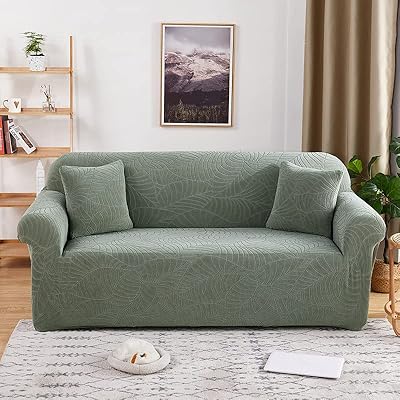 MOFISH Sofa cover in extensible jacquard large non -slip and washable cover with 2.. Shop smarter, not harder with DIAYTAR NIGERIA - thousands of products at your fingertips with affordable delivery.