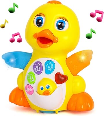 Yiosion Duck yellow floating musical, interactive educational work, light dance toy. baby boy.. DIAYTAR NIGERIA: Making online shopping accessible to all Nigerians with our affordable platform.